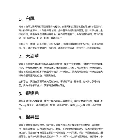 多肉丝绸面纱的养殖方法与注意事项（打造独特多肉花园的秘诀）